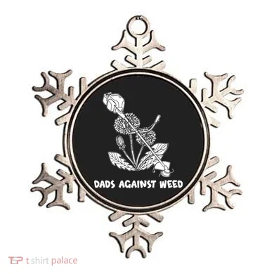 Funny Dads Against Weed Weed Wacker Dandelions Ornament
