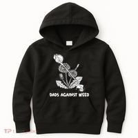 Funny Dads Against Weed Weed Wacker Dandelions Kids Hoodie thumb 0