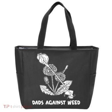 Funny Dads Against Weed Weed Wacker Dandelions Tote Bag