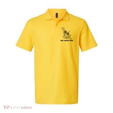 Funny Dads Against Weed Weed Wacker Dandelions Polo