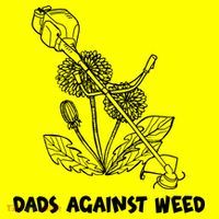 Funny Dads Against Weed Weed Wacker Dandelions Baby Bodysuit thumb 2