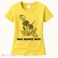 Funny Dads Against Weed Weed Wacker Dandelions Women's T-Shirt thumb 0