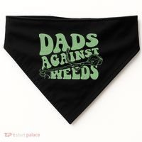 Funny Dads Against Weeds Lawn Weed Wacker USA-Made Doggie Bandana thumb 0