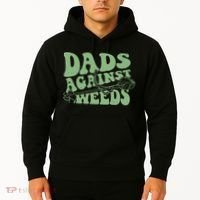 Funny Dads Against Weeds Lawn Weed Wacker Hoodie thumb 2
