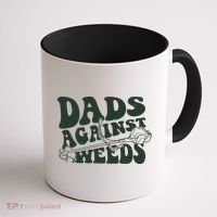 Funny Dads Against Weeds Lawn Weed Wacker Coffee Mug thumb 1
