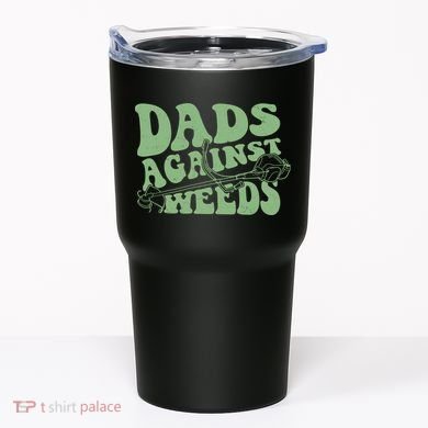 Funny Dads Against Weeds Lawn Weed Wacker Tumbler