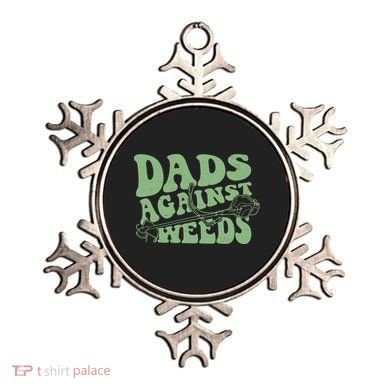 Funny Dads Against Weeds Lawn Weed Wacker Ornament