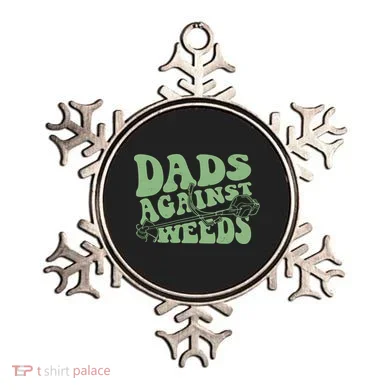 Funny Dads Against Weeds Lawn Weed Wacker Ornament