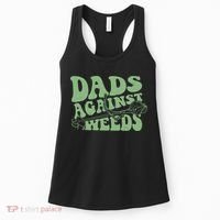 Funny Dads Against Weeds Lawn Weed Wacker Women's Tank Top thumb 0
