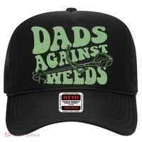 Funny Dads Against Weeds Lawn Weed Wacker Hat thumb 0