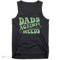 Funny Dads Against Weeds Lawn Weed Wacker Tank Top thumb 0