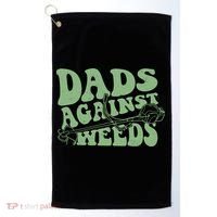 Funny Dads Against Weeds Lawn Weed Wacker Golf Towel thumb 0