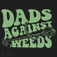 Funny Dads Against Weeds Lawn Weed Wacker Golf Towel thumb 3