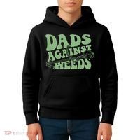 Funny Dads Against Weeds Lawn Weed Wacker Kids Hoodie thumb 4