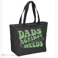 Funny Dads Against Weeds Lawn Weed Wacker Tote Bag thumb 2