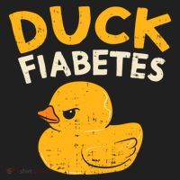 Funny Diabetes Awareness I Duck Fiabetes I Cool Rubber Duck Meaningful Gift Women's Sweatshirt thumb 2