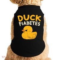 Funny Diabetes Awareness I Duck Fiabetes I Cool Rubber Duck Meaningful Gift Doggie Tank thumb 0
