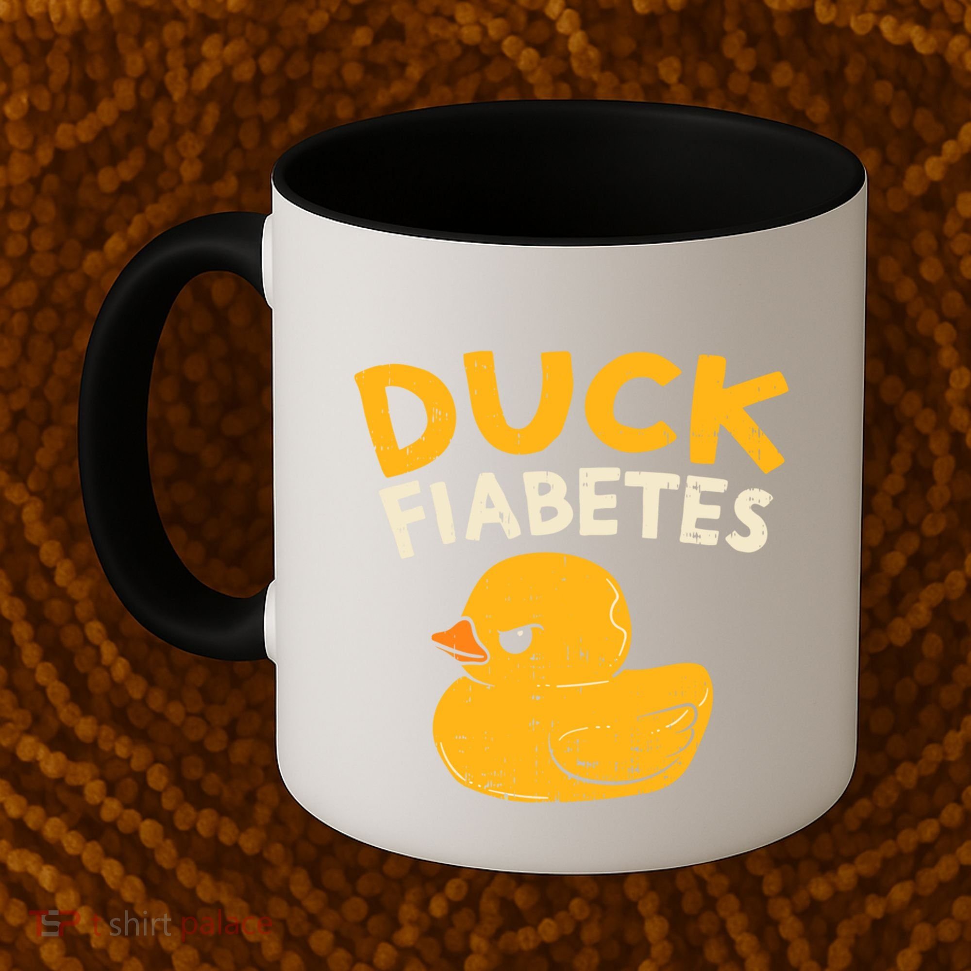 Funny Diabetes Awareness I Duck Fiabetes I Cool Rubber Duck Meaningful Gift Coffee Mug