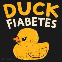 Funny Diabetes Awareness I Duck Fiabetes I Cool Rubber Duck Meaningful Gift Women's Hoodie thumb 2
