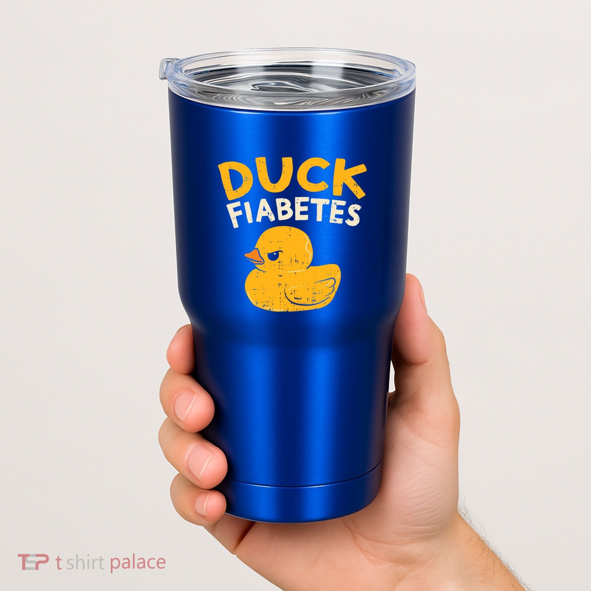 Funny Diabetes Awareness I Duck Fiabetes I Cool Rubber Duck Meaningful Gift Tumbler