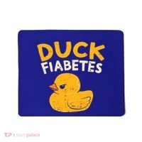 Funny Diabetes Awareness I Duck Fiabetes I Cool Rubber Duck Meaningful Gift Mousepad thumb 0