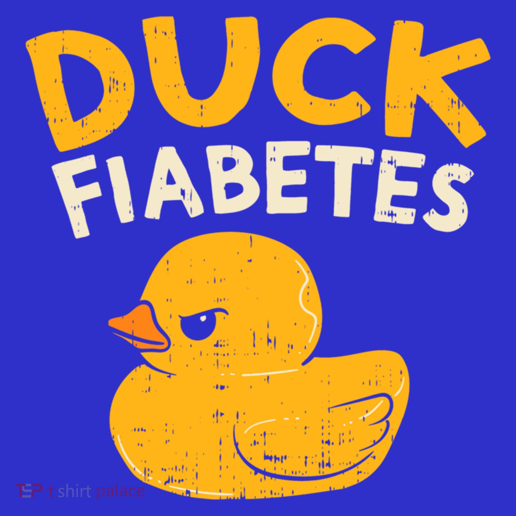 Funny Diabetes Awareness I Duck Fiabetes I Cool Rubber Duck Meaningful Gift Women's Tank Top