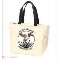 Funny Duck Around And Find Out Tote Bag thumb 3