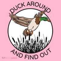 Funny Duck Around And Find Out Coaster thumb 2