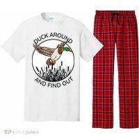 Funny Duck Around And Find Out Pajama Set thumb 0