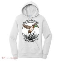 Funny Duck Around And Find Out Women's Hoodie thumb 0