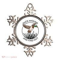 Funny Duck Around And Find Out Ornament thumb 0