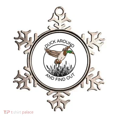 Funny Duck Around And Find Out Ornament
