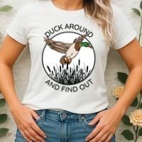 Funny Duck Around And Find Out Women's T-Shirt thumb 2