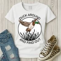 Funny Duck Around And Find Out Women's T-Shirt thumb 3
