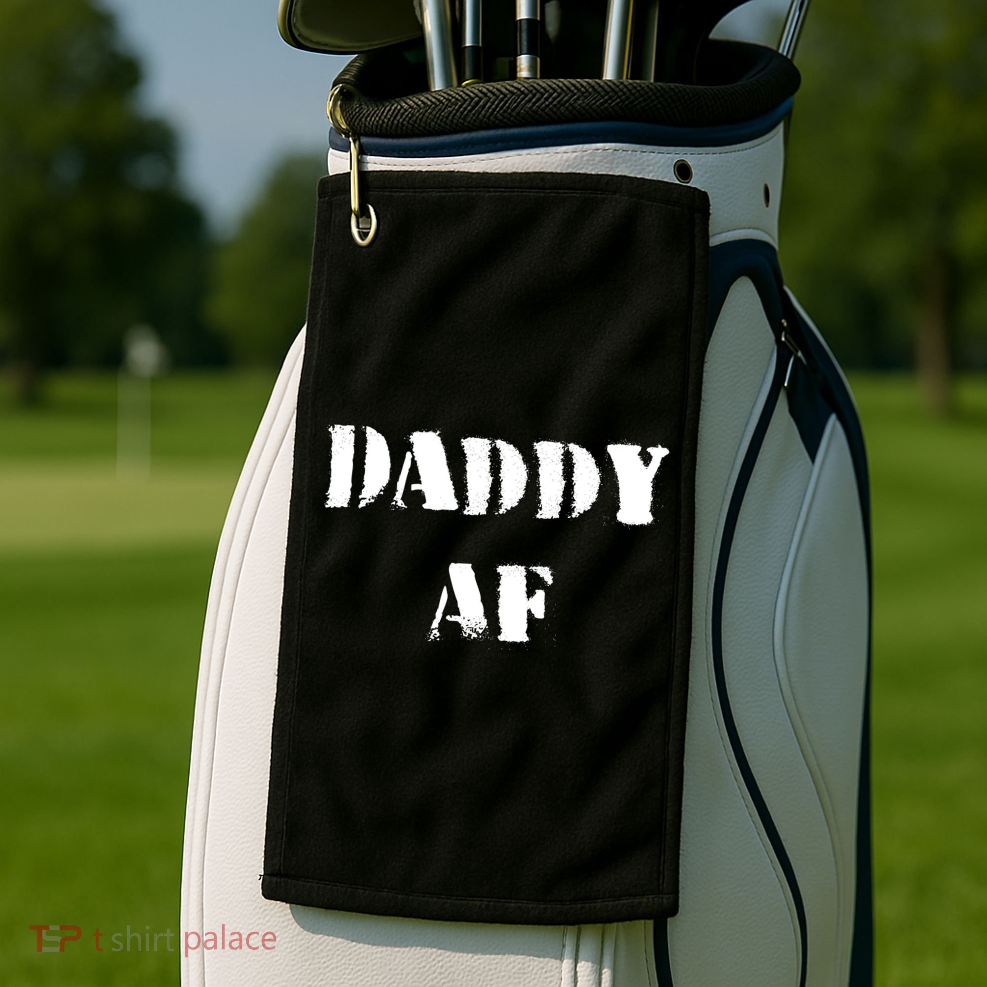 Funny Daddy Af Gift Golf Towel