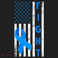 Fight Diabetes Awareness USA Flag Tumbler thumb 3