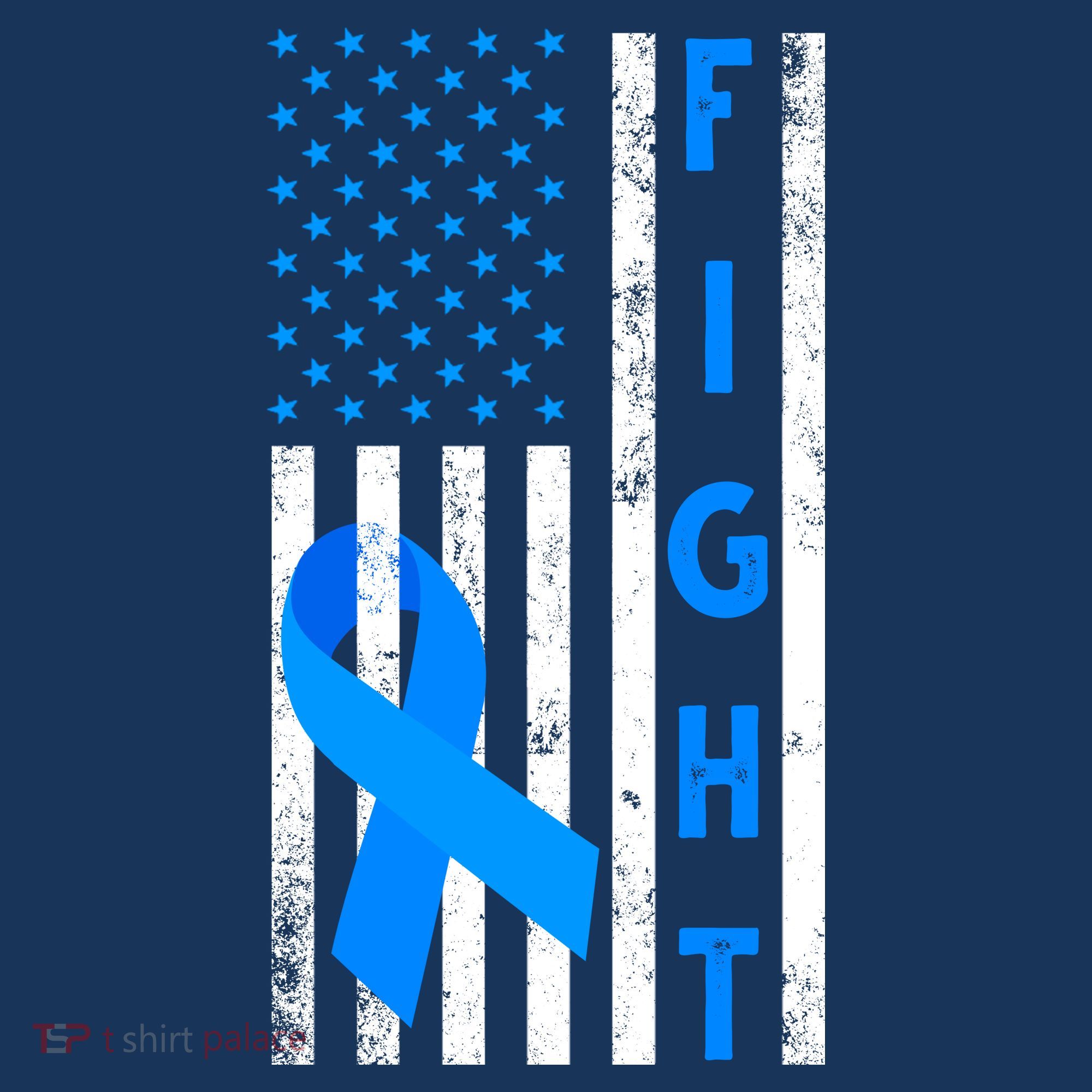 Fight Diabetes Awareness USA Flag Sweatshirt