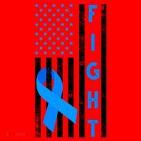 Fight Diabetes Awareness USA Flag Santa Hat thumb 1