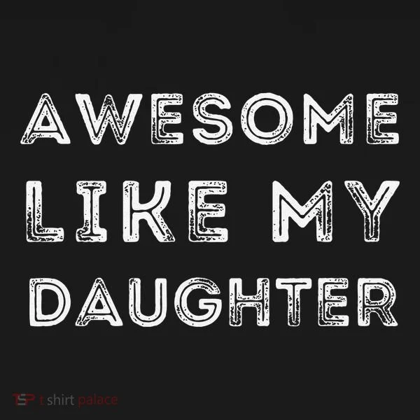 Fathers Day Awesome Like My Daughter Ornament