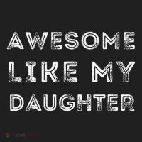 Fathers Day Awesome Like My Daughter Hat thumb 2