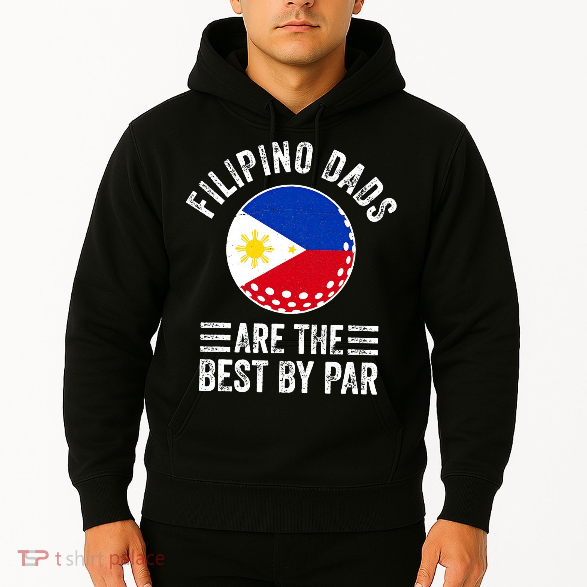 Filipino Dads Are The Best By Par Philippines Flag Golf Dad Hoodie