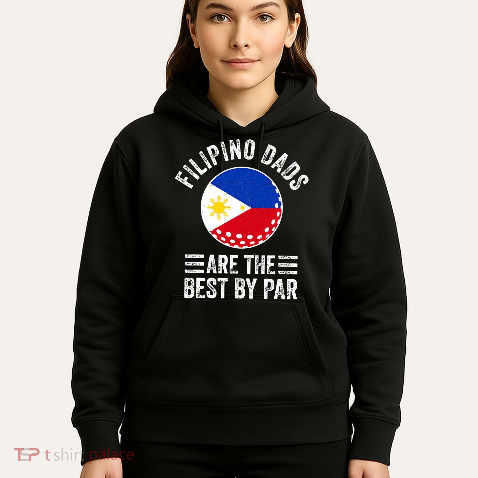 Filipino Dads Are The Best By Par Philippines Flag Golf Dad Hoodie