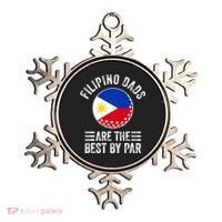Filipino Dads Are The Best By Par Philippines Flag Golf Dad Ornament thumb 0