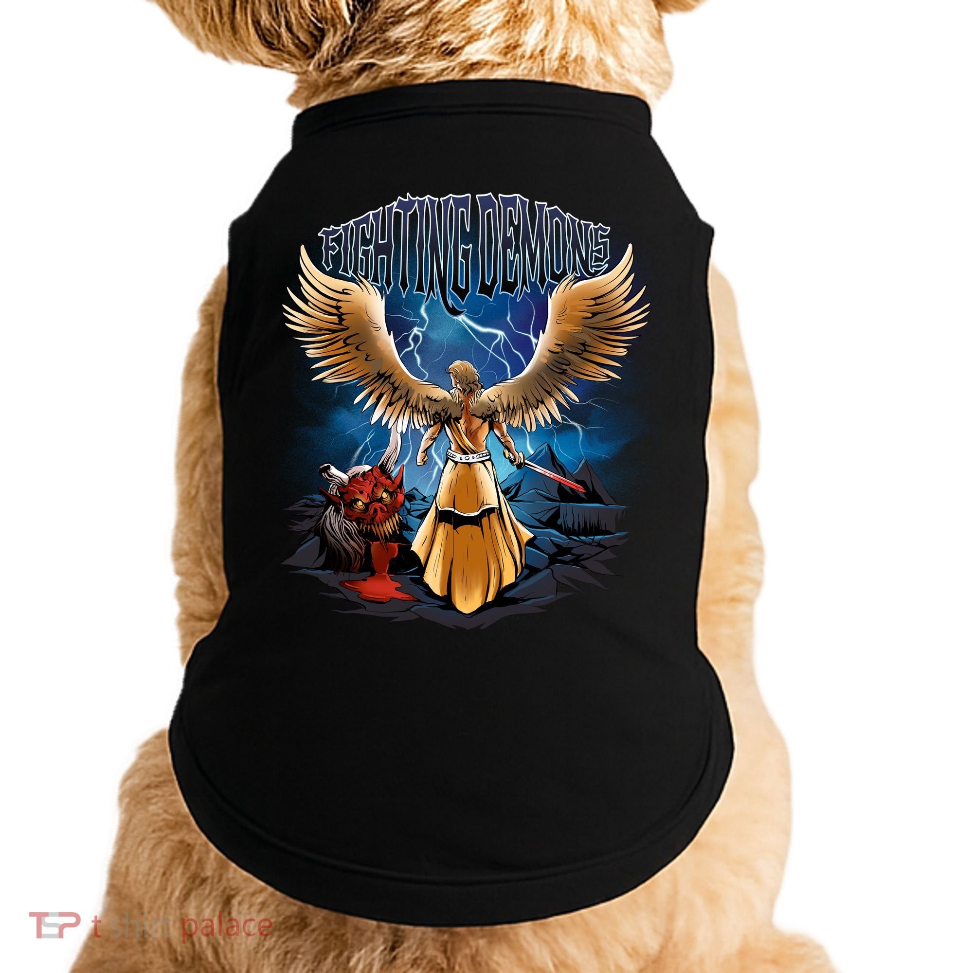 Fighting Demons Angel In Action Doggie Tank