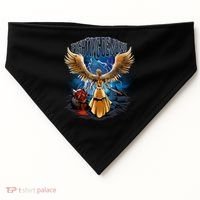 Fighting Demons Angel In Action USA-Made Doggie Bandana thumb 0