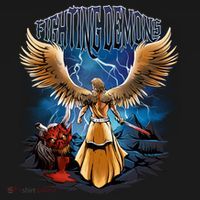 Fighting Demons Angel In Action Sweatshirt thumb 3