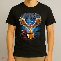 Fighting Demons Angel In Action T-Shirt thumb 3