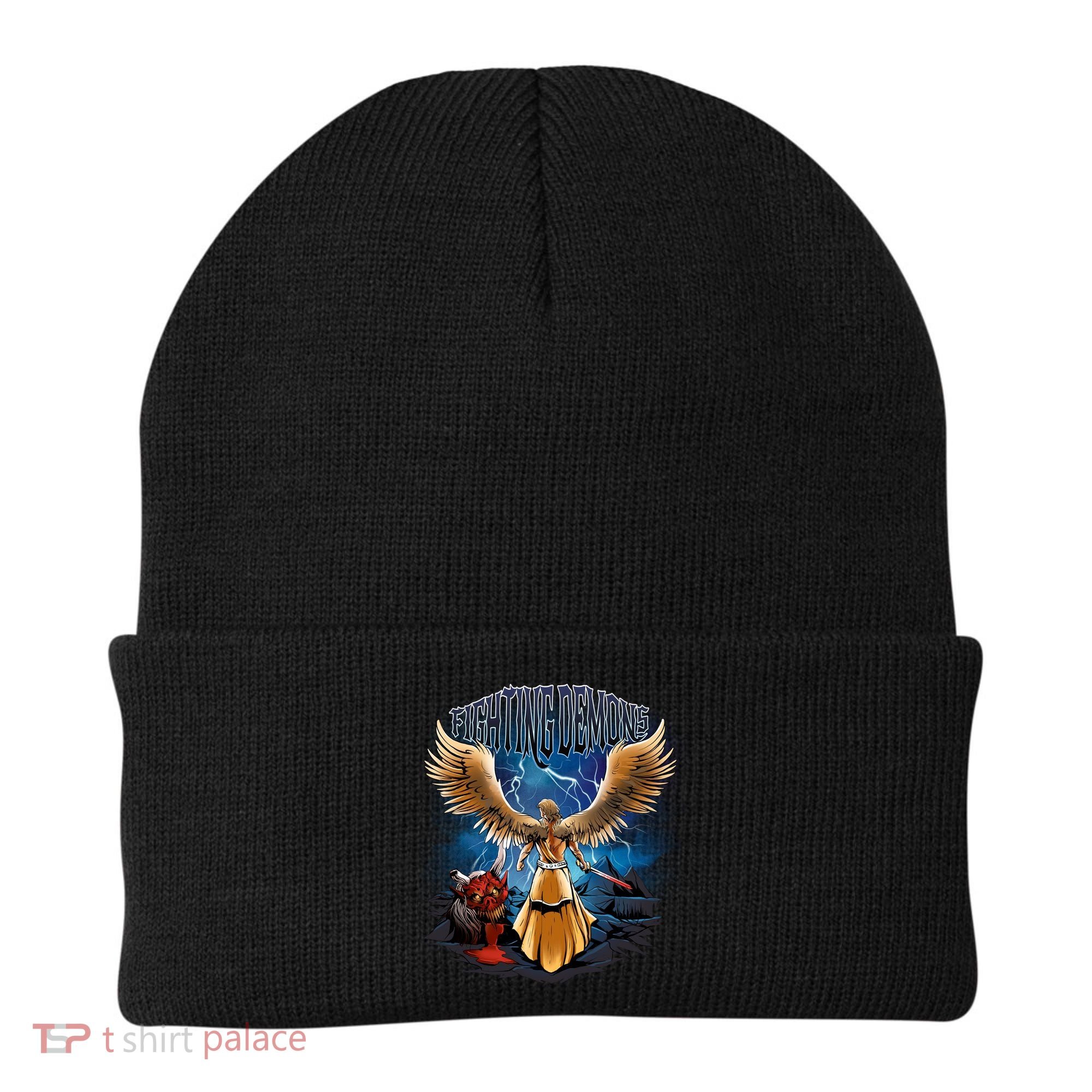 Fighting Demons Angel In Action Beanie