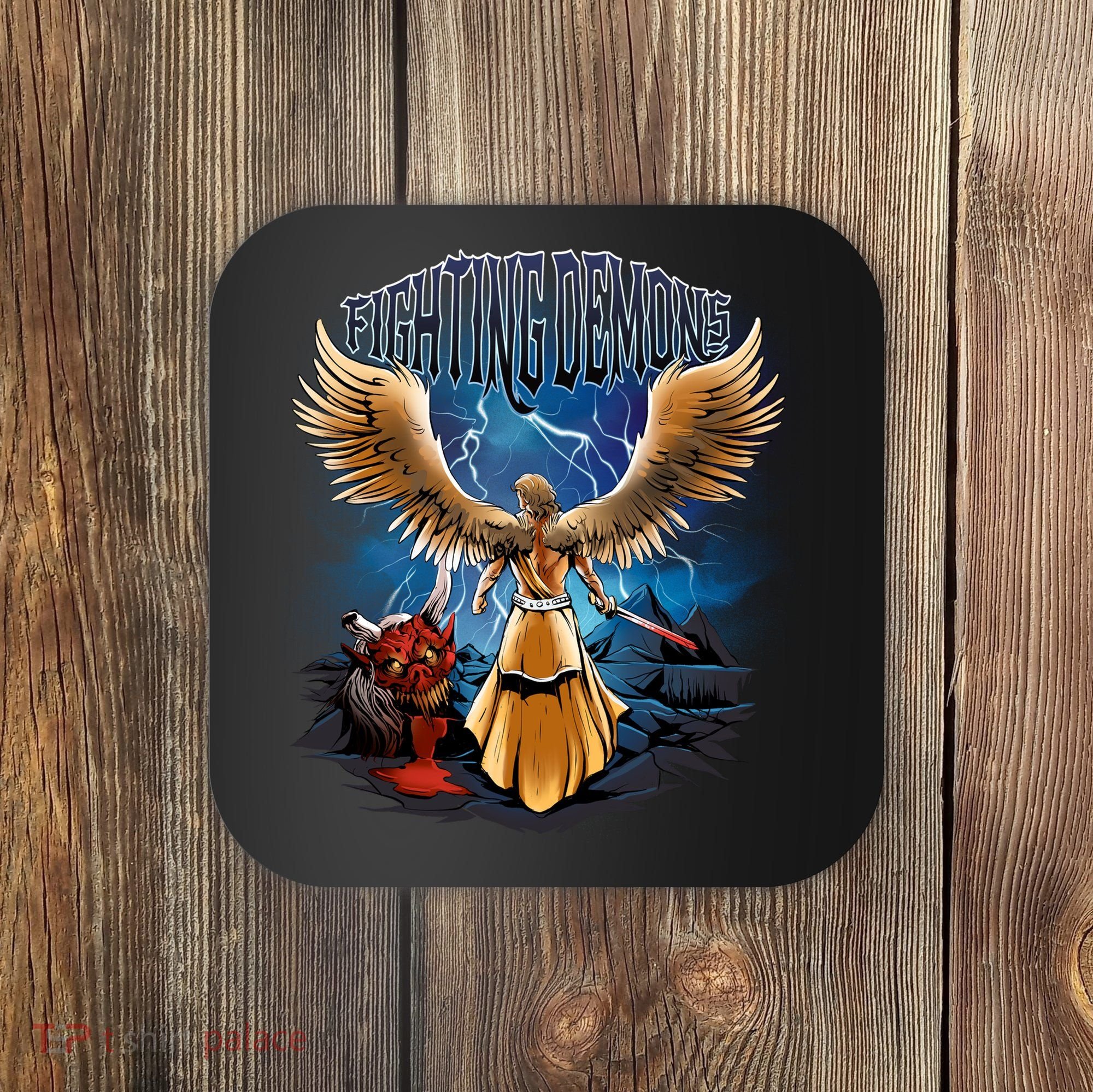 Fighting Demons Angel In Action Coaster