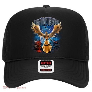 Fighting Demons Angel In Action Hat